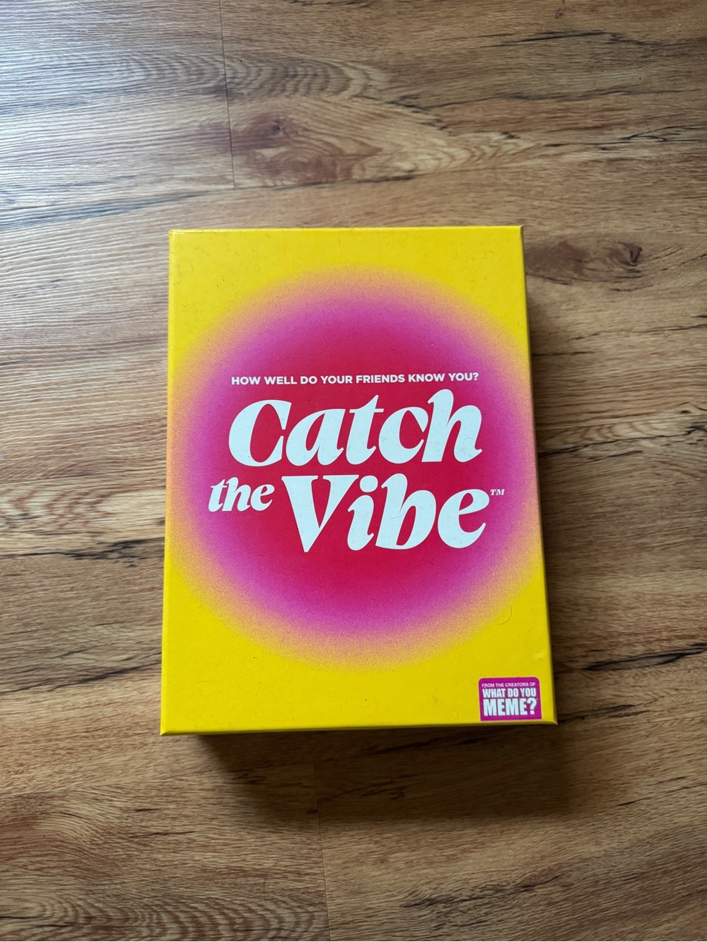 Catch the Vibe Party Game - Yellow/Pink Box